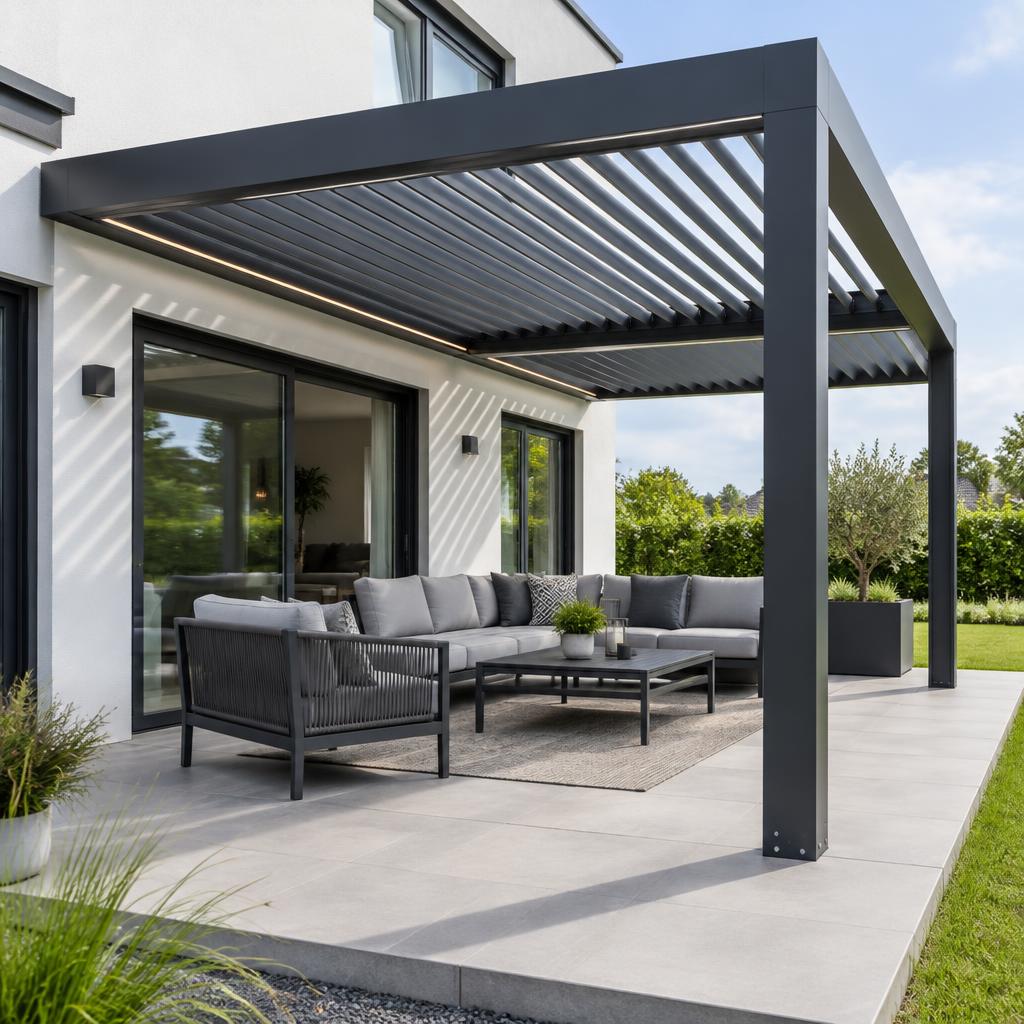 Pergola à lames orientables